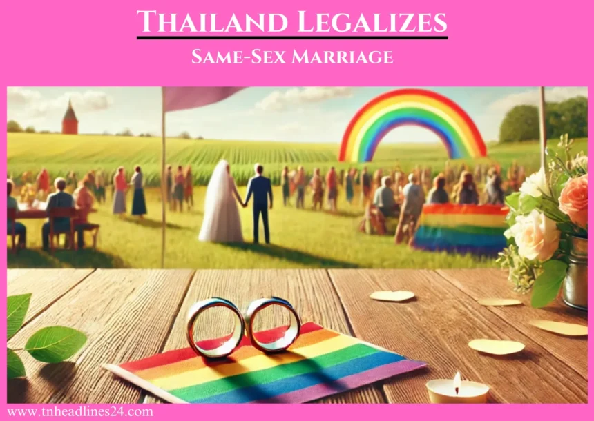 Thailand Legalizes Same-Sex Marriage