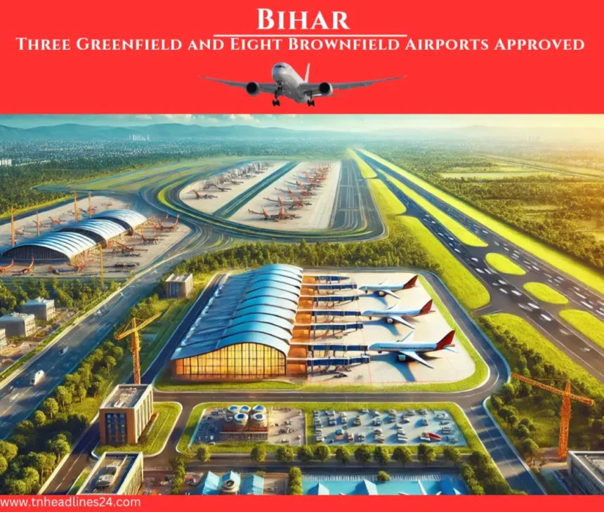 3 Greenfield and 8 Brownfield Airports Approved for Bihar