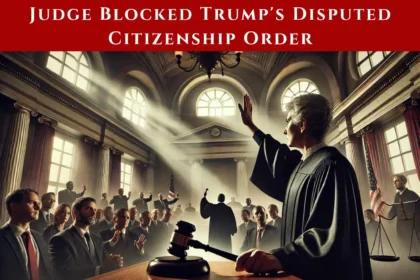 Judge Blocked Trump Disputed Citizenship Order