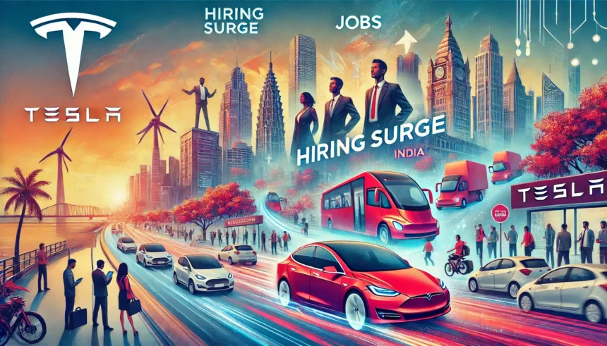 Tesla major hiring surge in India