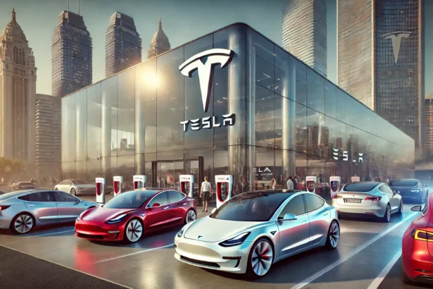 Tesla India Showroom
