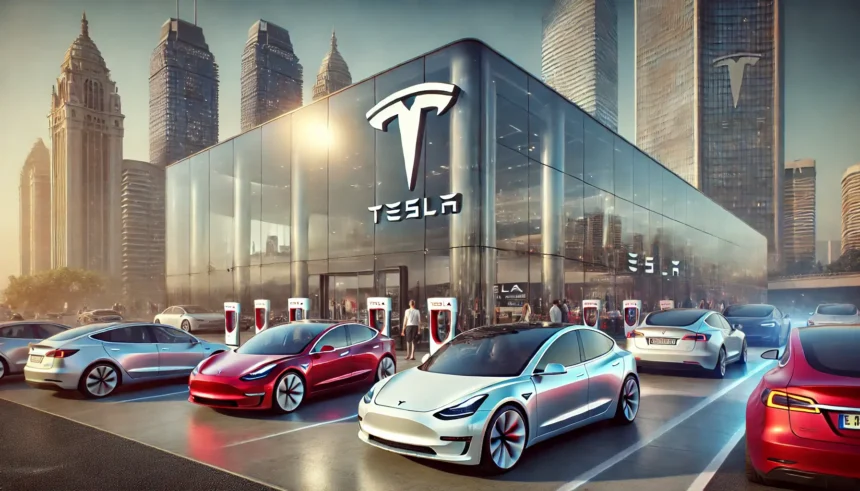 Tesla India Showroom