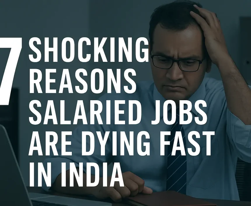 Salaried Jobs Are Dying Fast in India