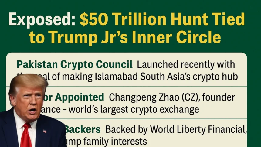 $50 Trillion Hunt Tied to Trump Jr’s Inner Circle