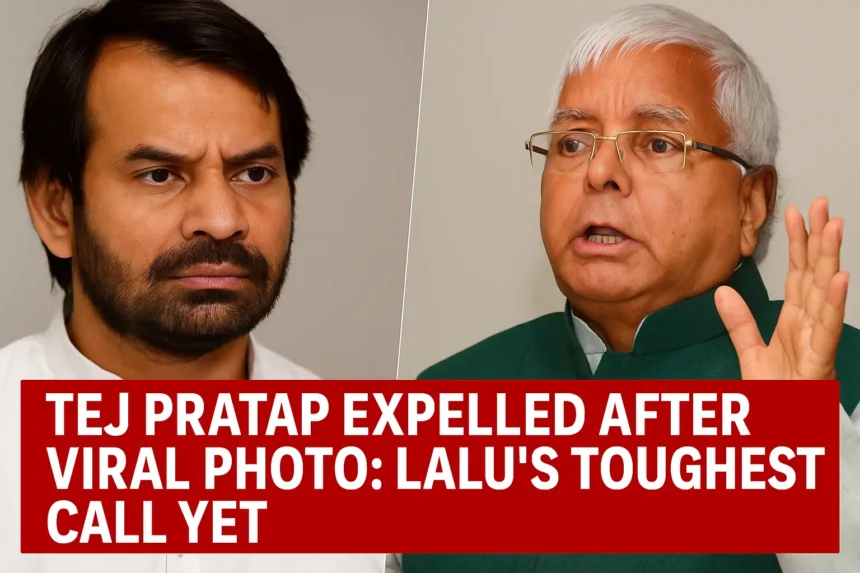 Tej Pratap Yadav Expelled