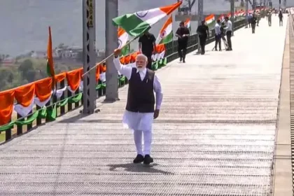 When Modi Walked the Chenab Bridge with Tricolor, Pakistan Lost Its Calm
