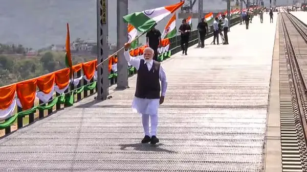 When Modi Walked the Chenab Bridge with Tricolor, Pakistan Lost Its Calm
