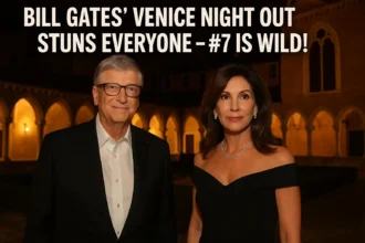 Bill Gates' Venice night out