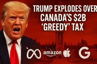 Trump Slams Canada’s $2B ‘Greedy’ Tax