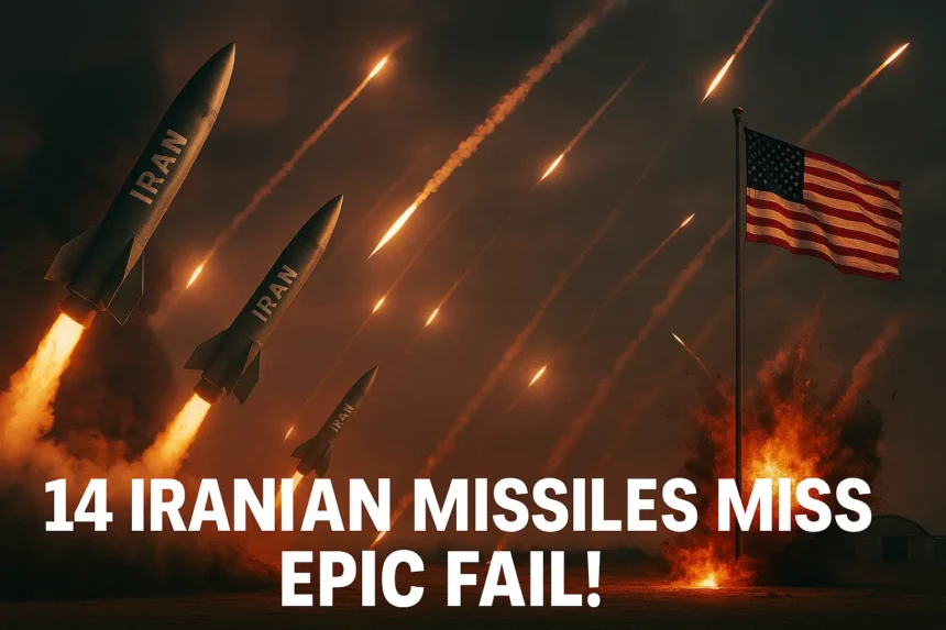Iran Fires 14 Missiles at US Base