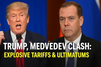 Trump-Medvedev clash over tariffs and ultimatums heats up global tensions as digital diplomacy takes center stage in 2025 crisis.