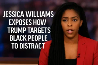 Jessica Williams on The Daily Show claims Trump targets Black people to distract from the Epstein scandal, urging viewers to focus on the real issue.