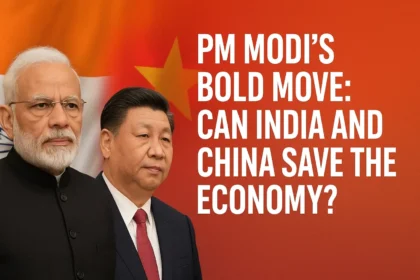 PM Modi’s bold move highlights India and China working together for global economic stability amid US tariff tensions and trade challenges.