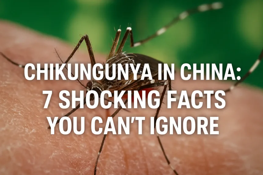 Warning issued: Chikungunya outbreak in China raises global health concerns amid rising mosquito-borne virus cases.